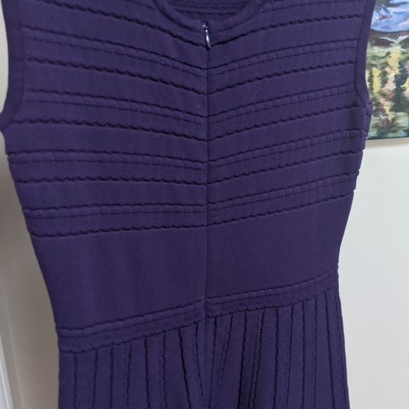 L.K.Bennett London Purple Sleeveless Designer Dress - Picture 5 of 11